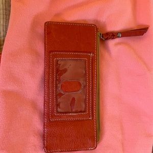 Fossil genuine leather vertical stack wallet